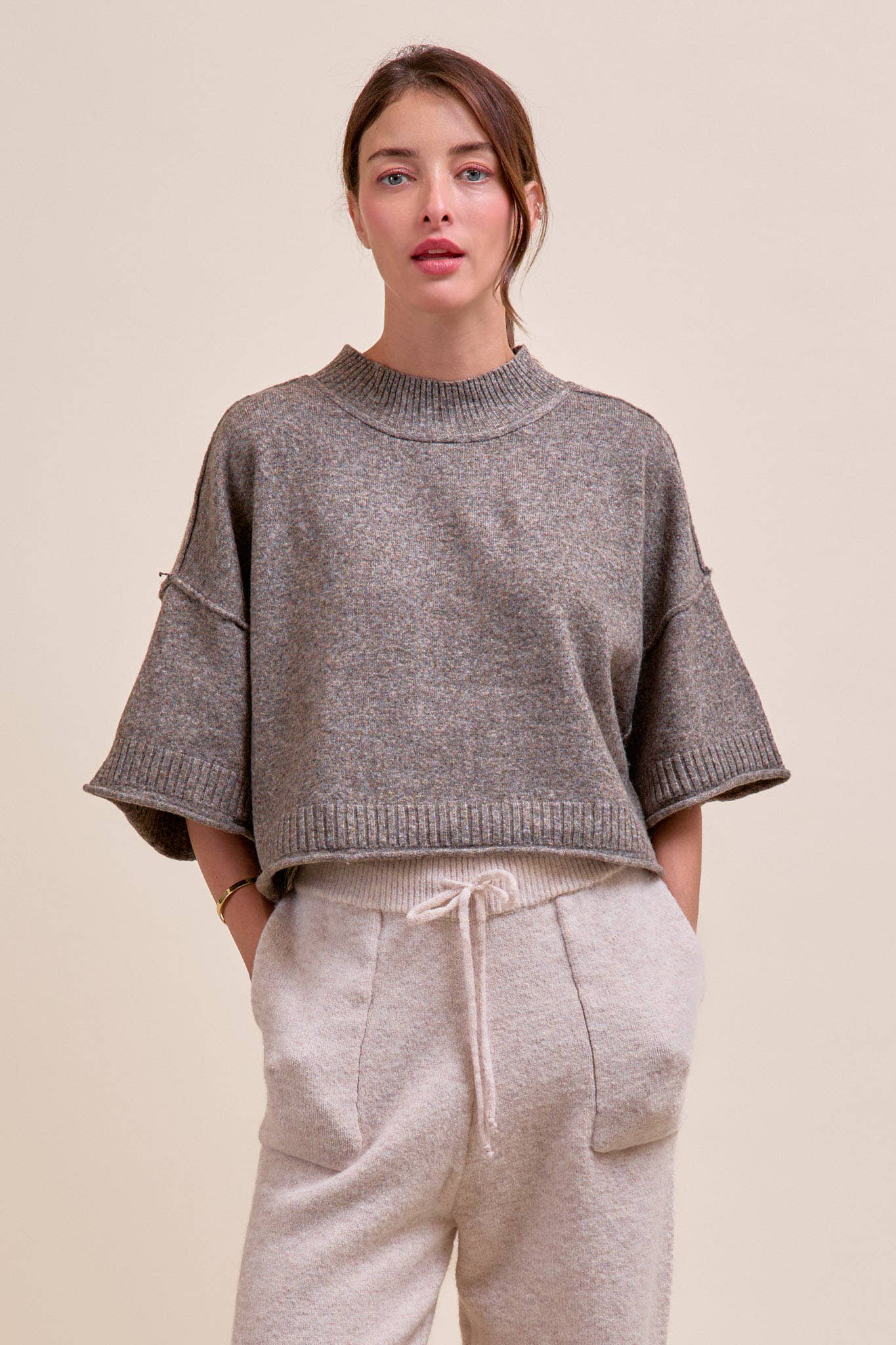 Marley Knit Short Sleeve Sweater