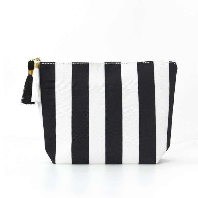 Striped Tassel Bag