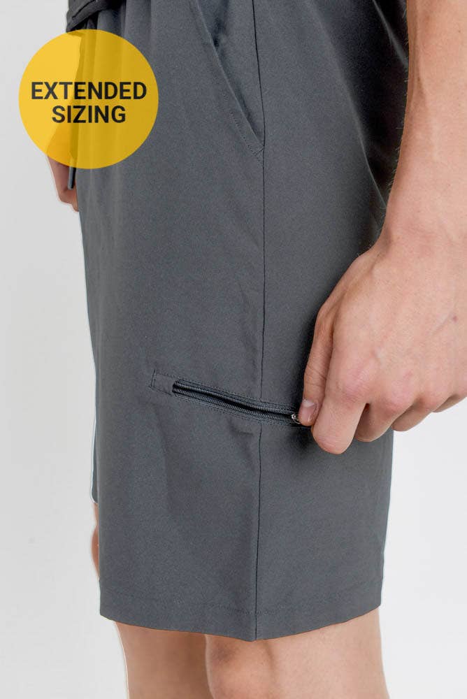 MEN - EXTENDED Active Drawstring Shorts