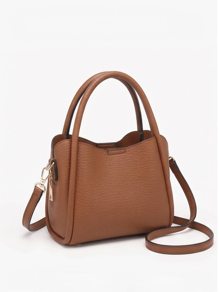 Ruby 3-Compartment Satchel w/ Dual Handles