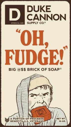 "Oh, Fudge!" Duke Cannon Bar Soap