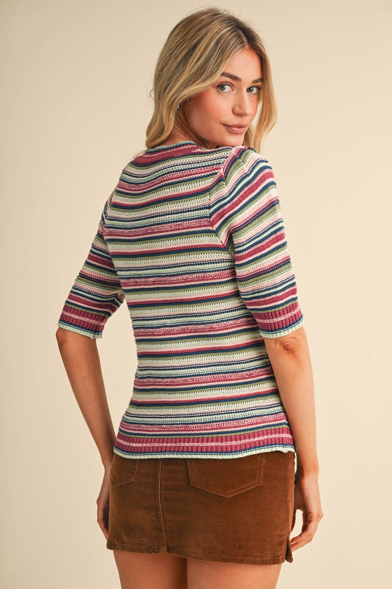Rainbow Stripe Sweater