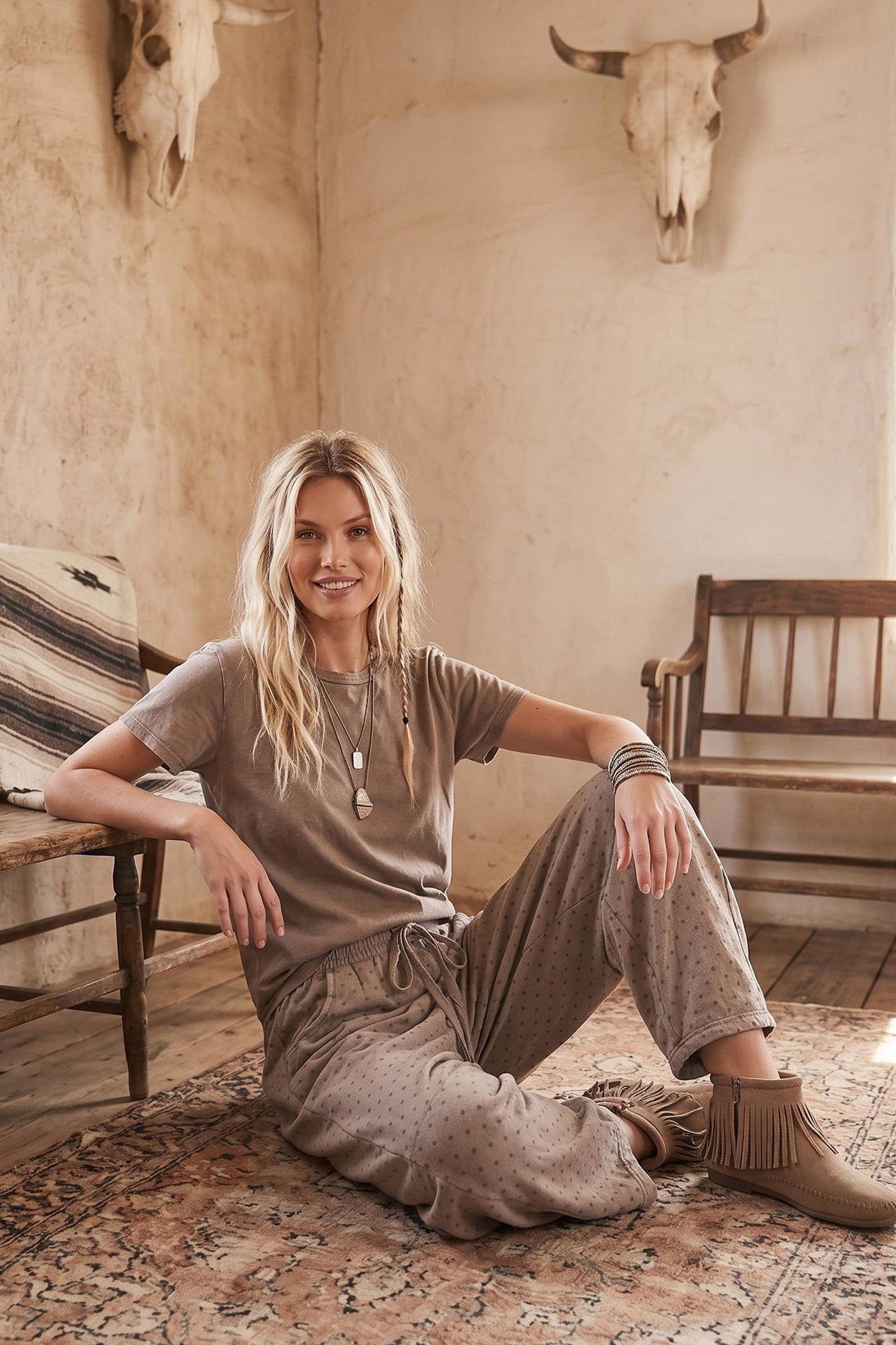 Oversized Scuba Barrel Lounge Pants