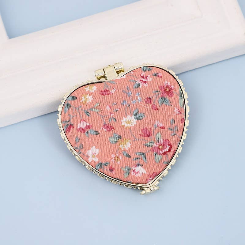Compact Mirror Floral