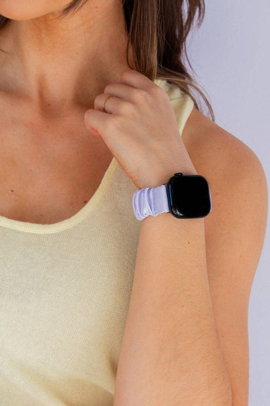 Lavender Dream Satin Apple Watch Band