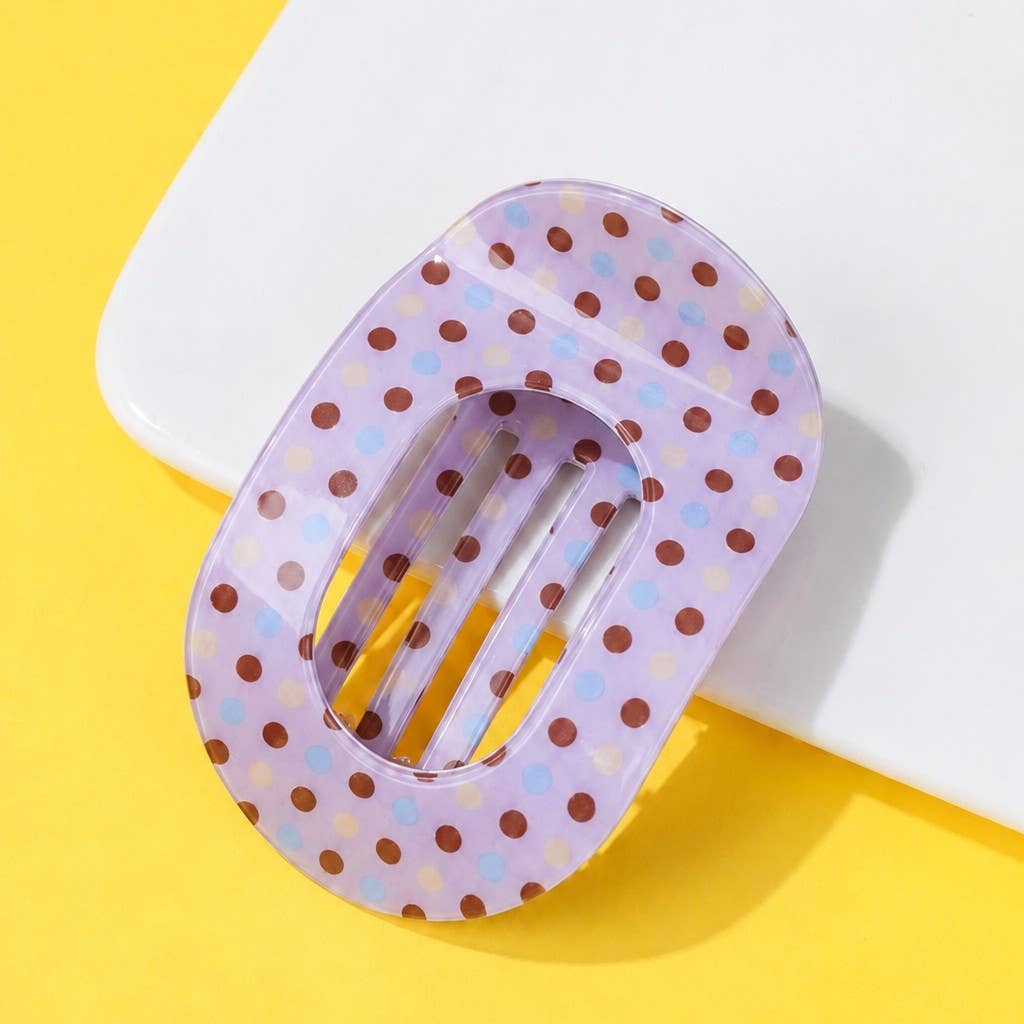 Jumbo Lay Flat Oval Claw Clips