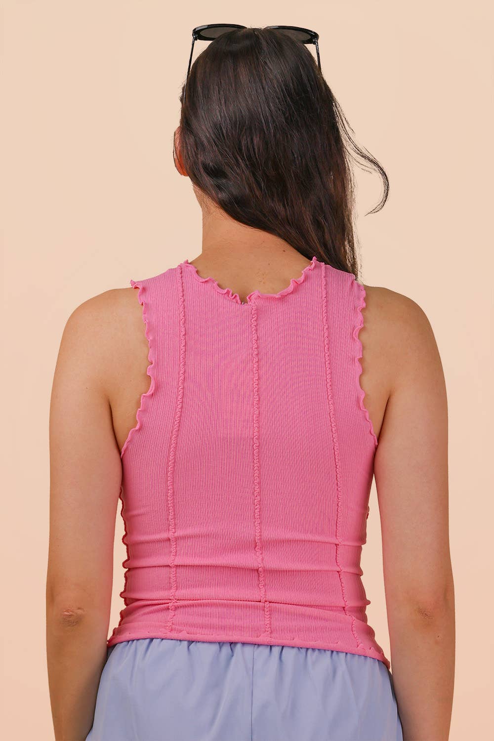 Mia Ripple Hem Knit Top