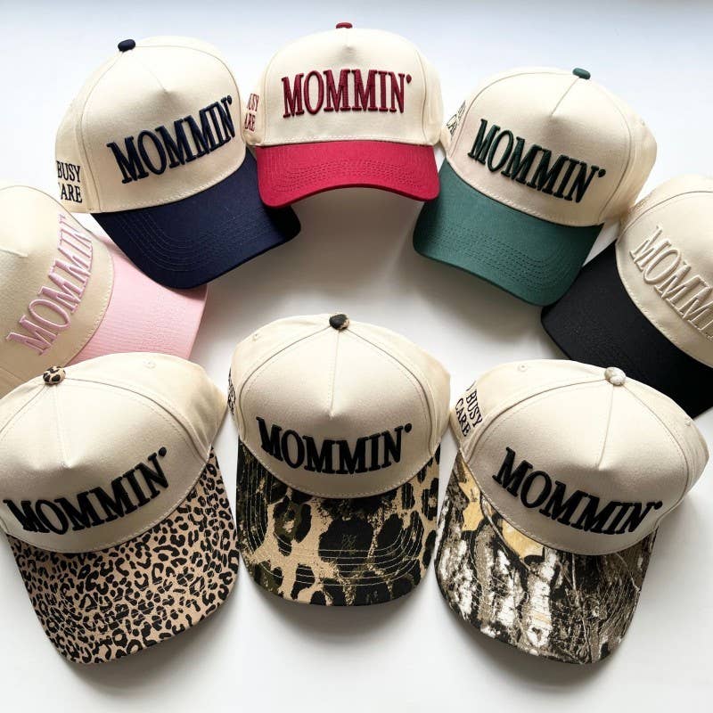 MOMMIN' Embroidered Trucker Hat
