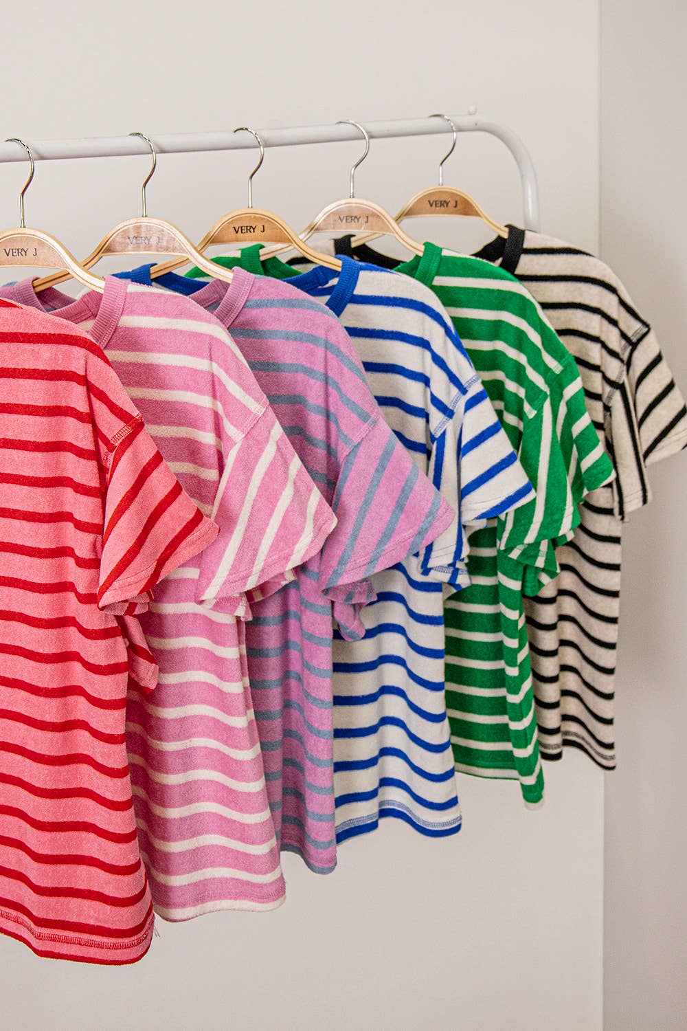 Sophia Ruffle Stripe Knit Top