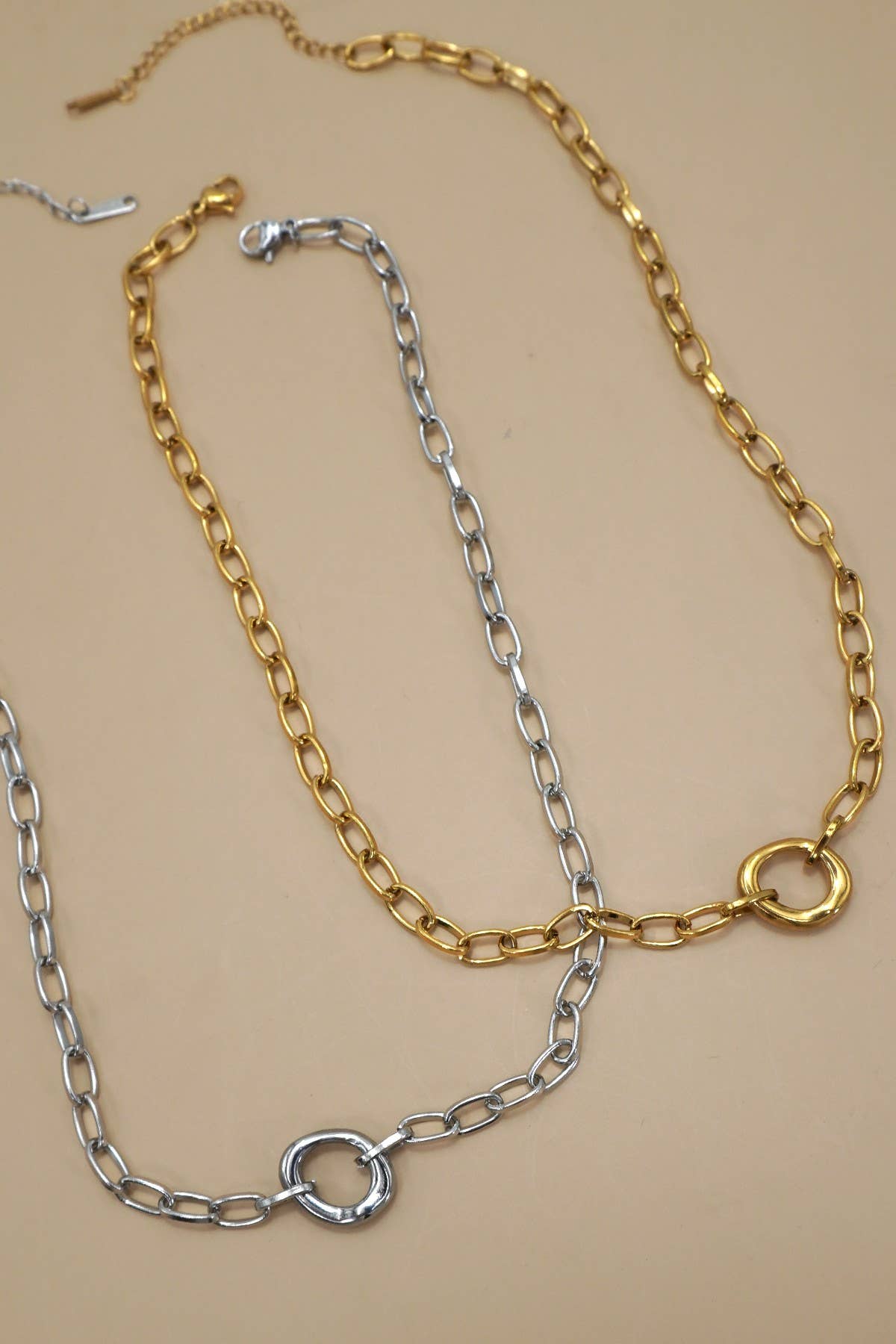 Tarnish-free Oval Chain Necklace