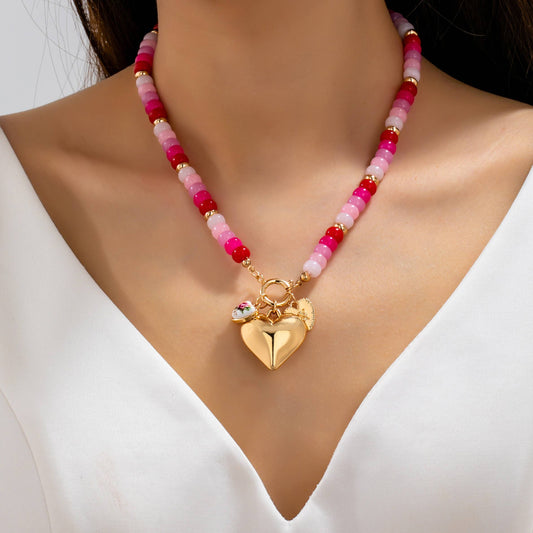Beaded Charm Necklace