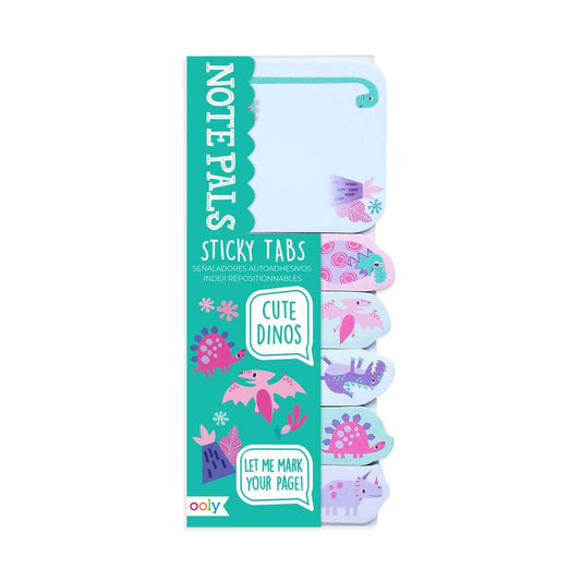 Note Pals Sticky Tabs: Cute Dinos - 1 Pack
