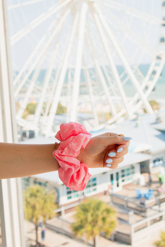 Pink Fresh Page Jumbo Scrunchie