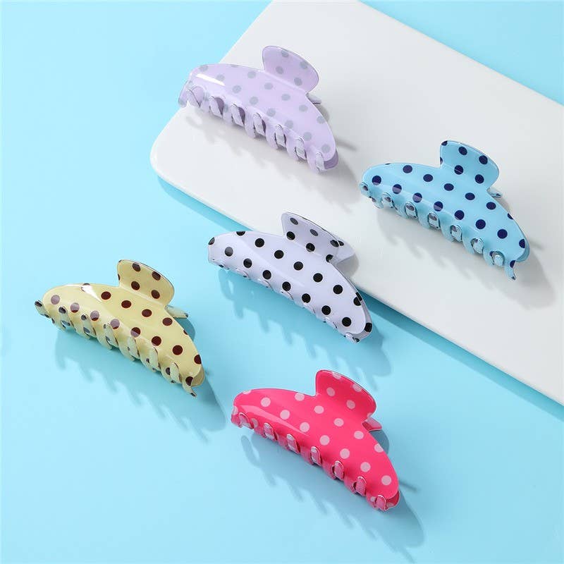 Polka Dot Hair Clip