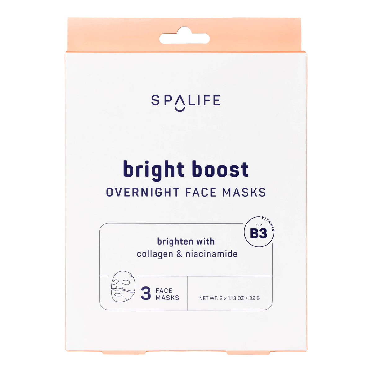 Bright Boost – Brightening Overnight Face Masks - 3 Pieces