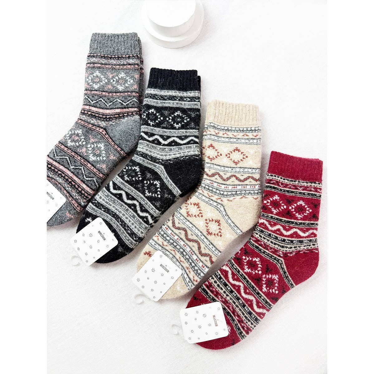 Vintage Winter Aztec Socks