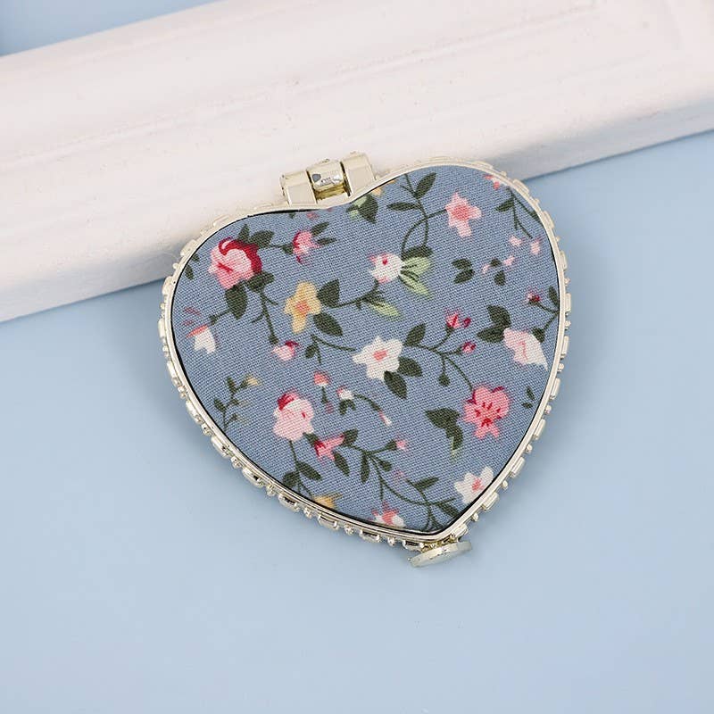 Compact Mirror Floral
