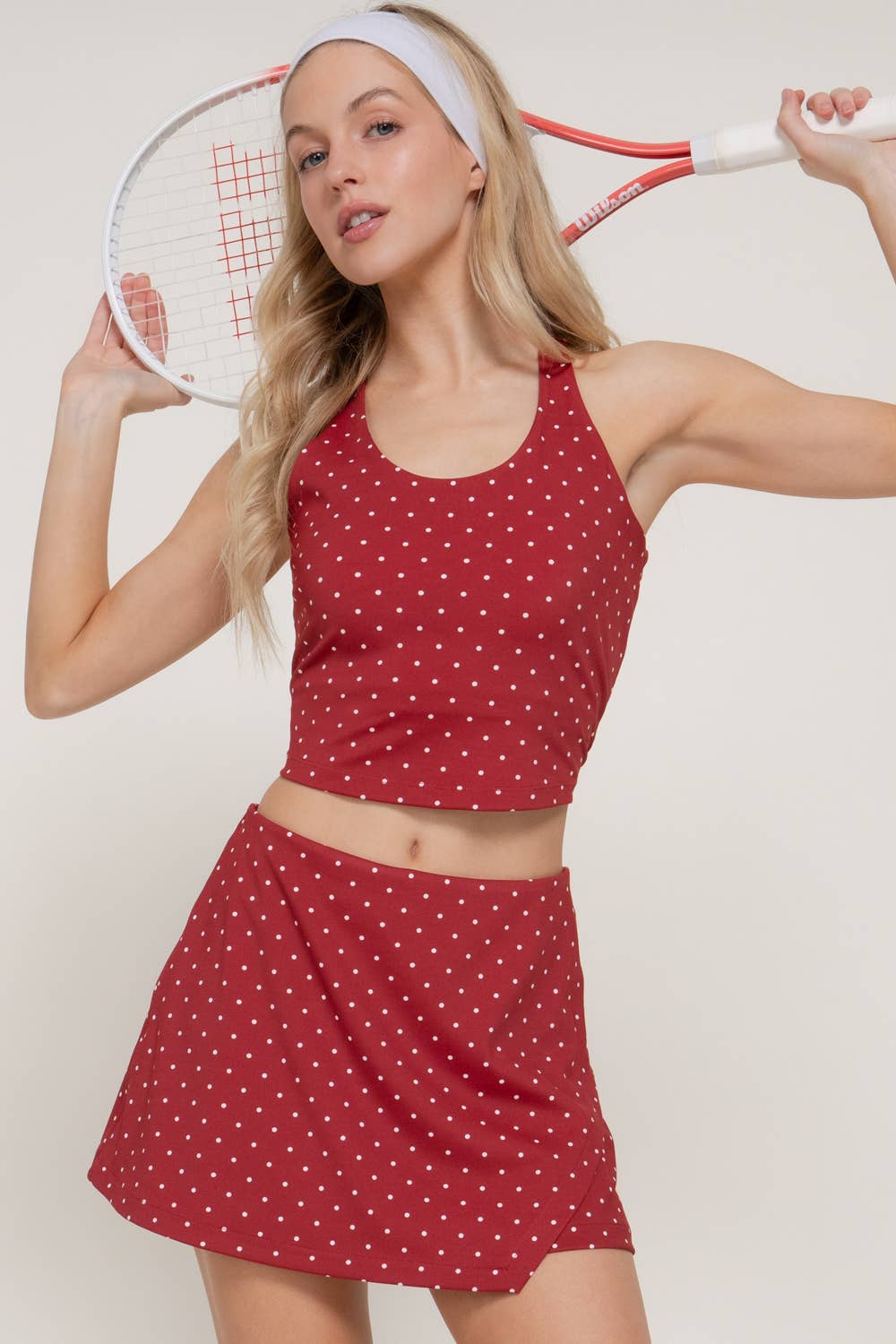Polka Dot Tank & Skort Set