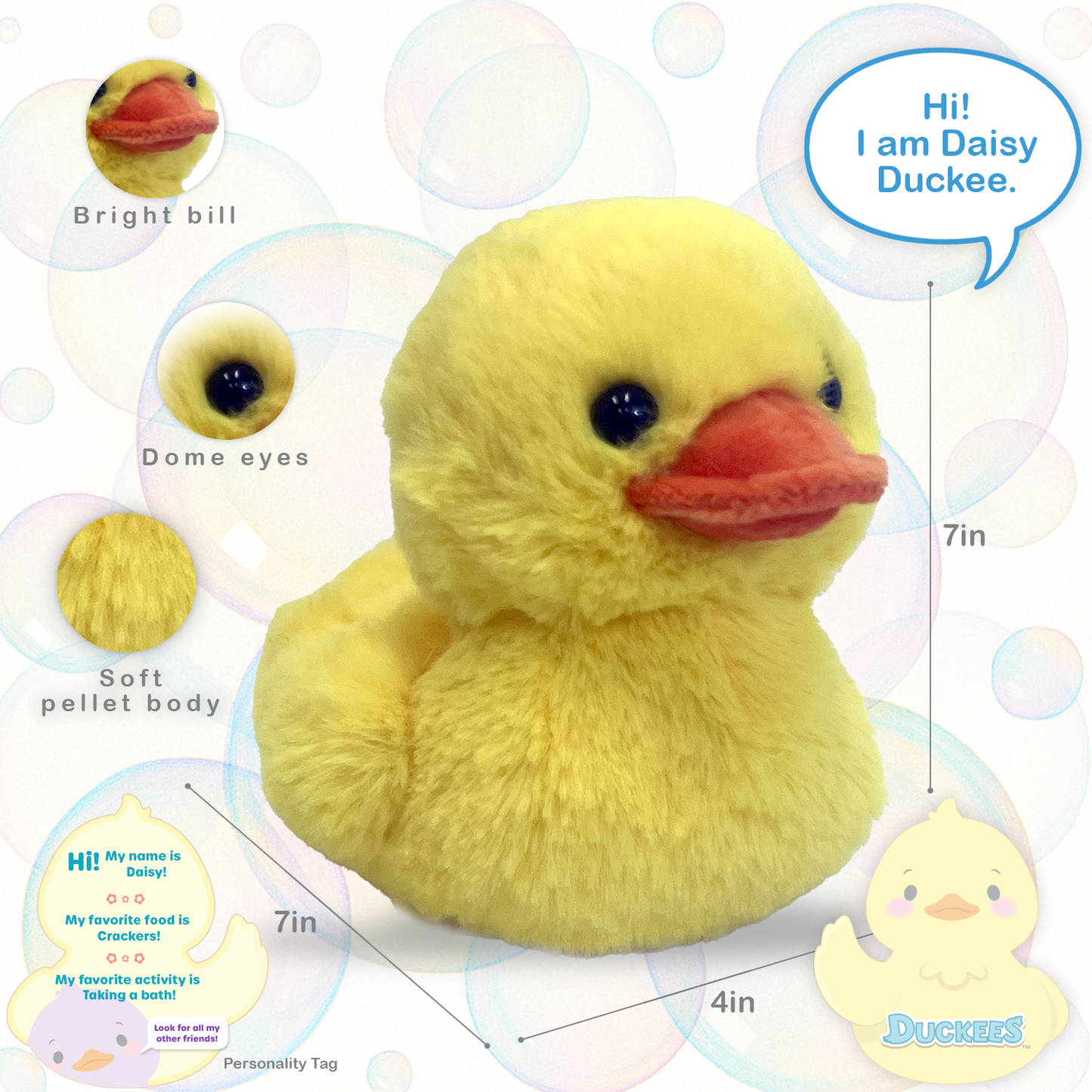 Daisy Duckee 7" Yellow