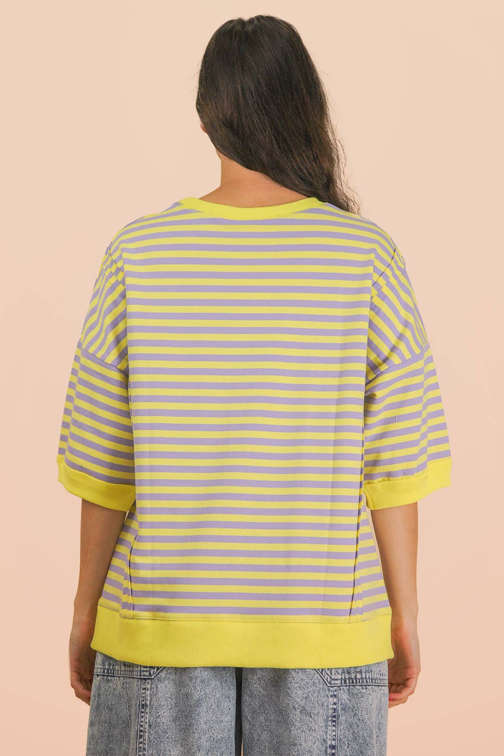 Ava Stripe Casual Knit Top