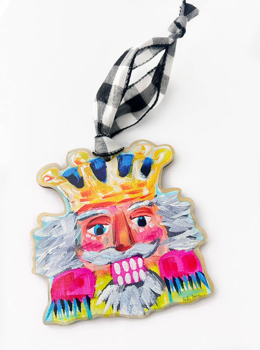 Nutcracker Face Christmas Ornament Holiday Decor - USA Made