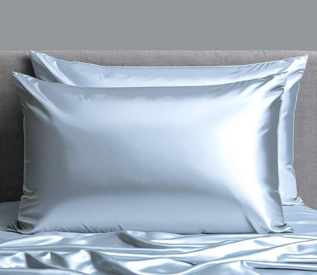 Lemon Lavender Silky Satin Pillowcase