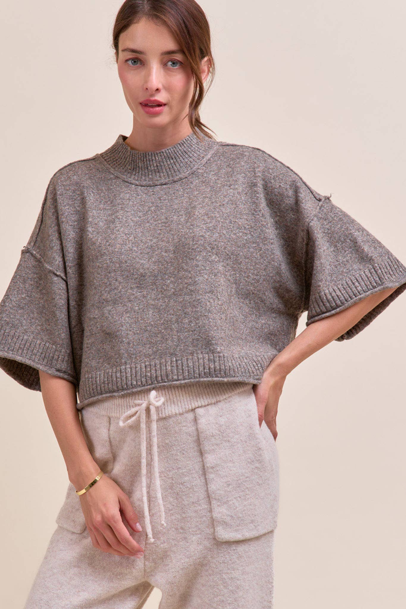 Marley Knit Short Sleeve Sweater