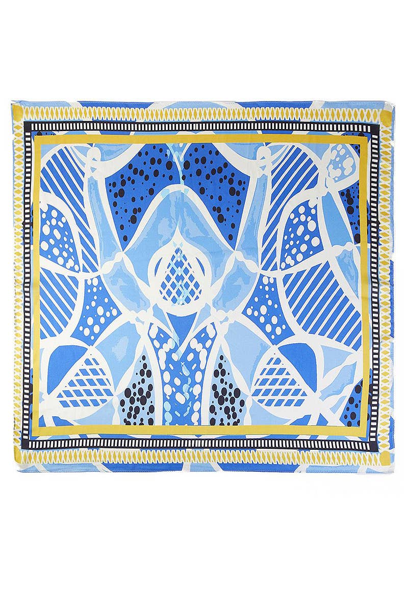 Abstract Graphic Print Bandana