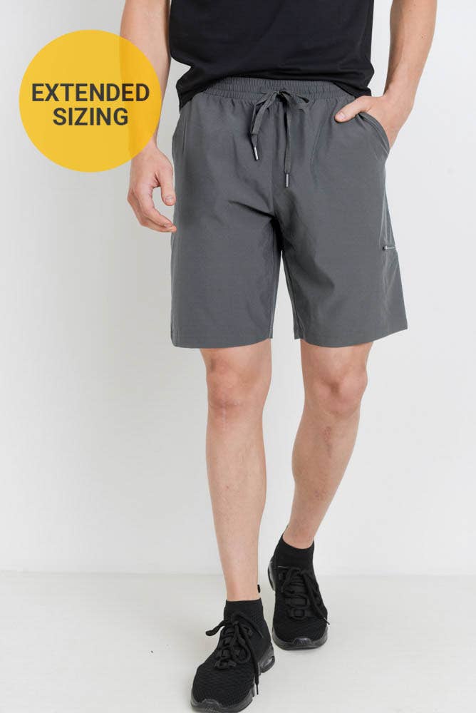 MEN - EXTENDED Active Drawstring Shorts