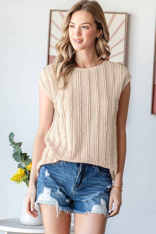 Cleo Textured Top