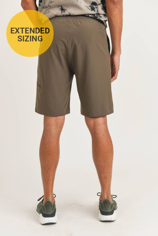 MEN - EXTENDED Active Drawstring Shorts