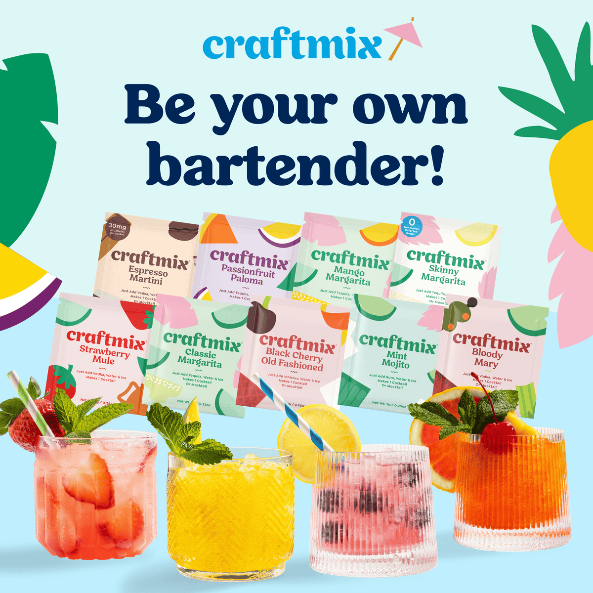 Seasonal Variety Pack Cocktail Mixers