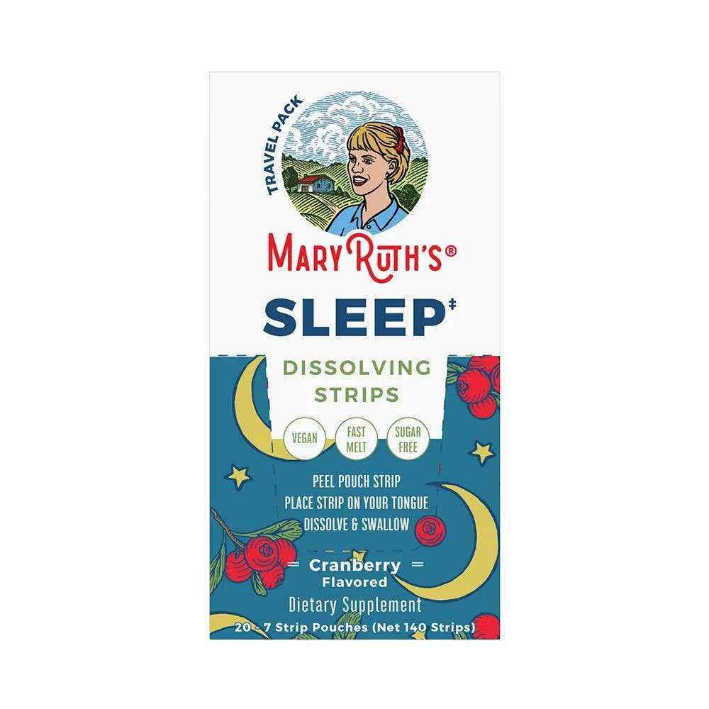 Cranberry Sleep Support Dissolving Strips, Vitamin B6