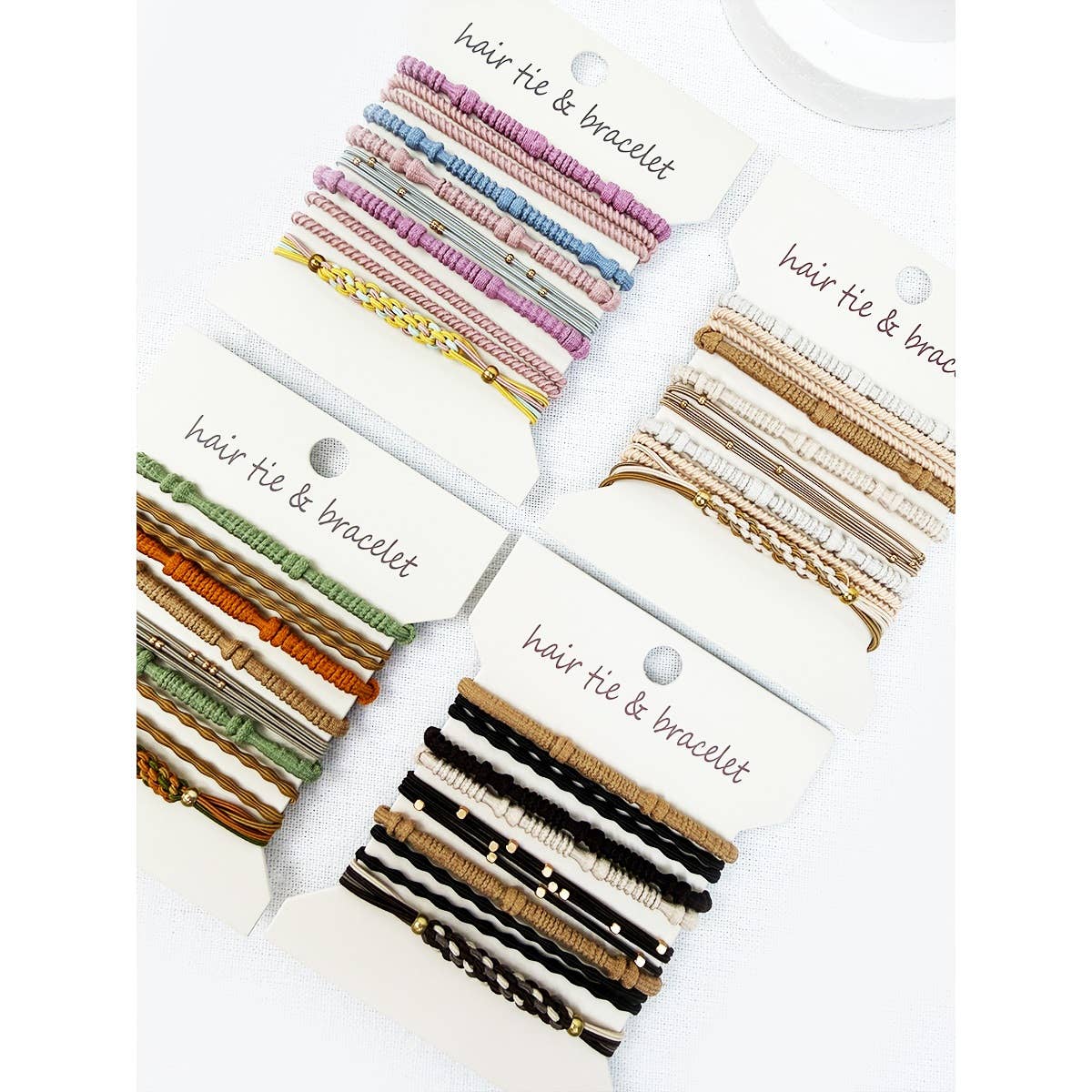 Boho Inspired Hair Tie Bracelets