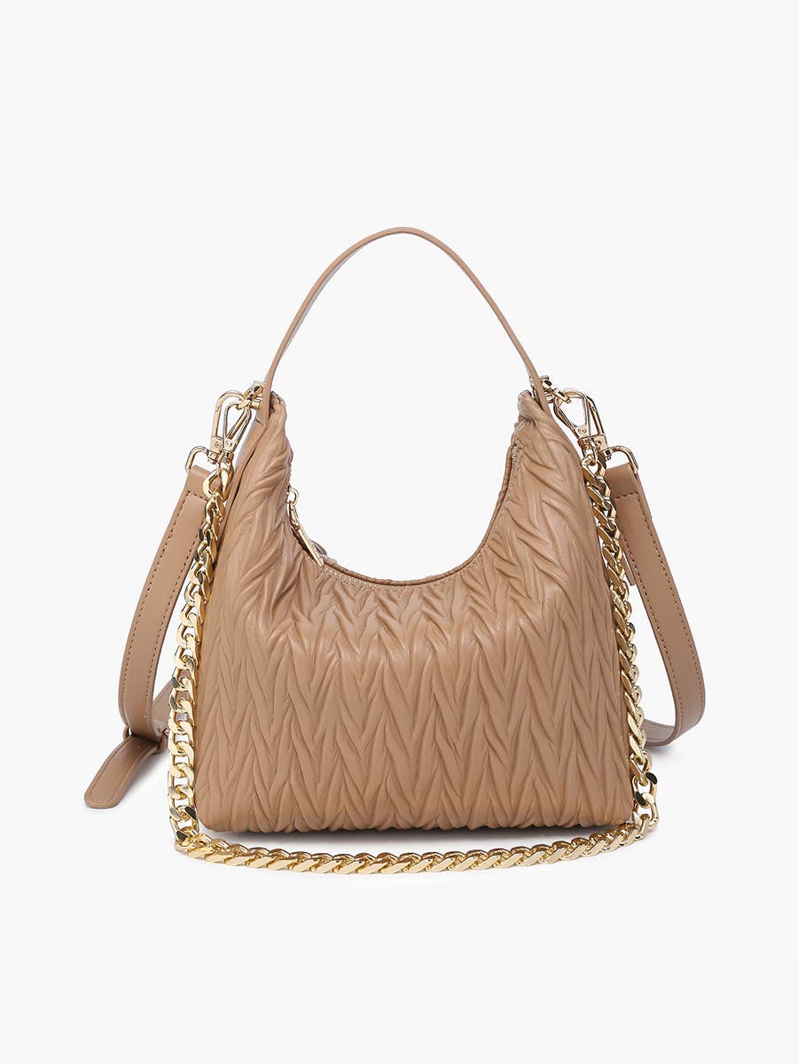 Brenna Matelassé Shoulder Bag – Vegan Leather Bag