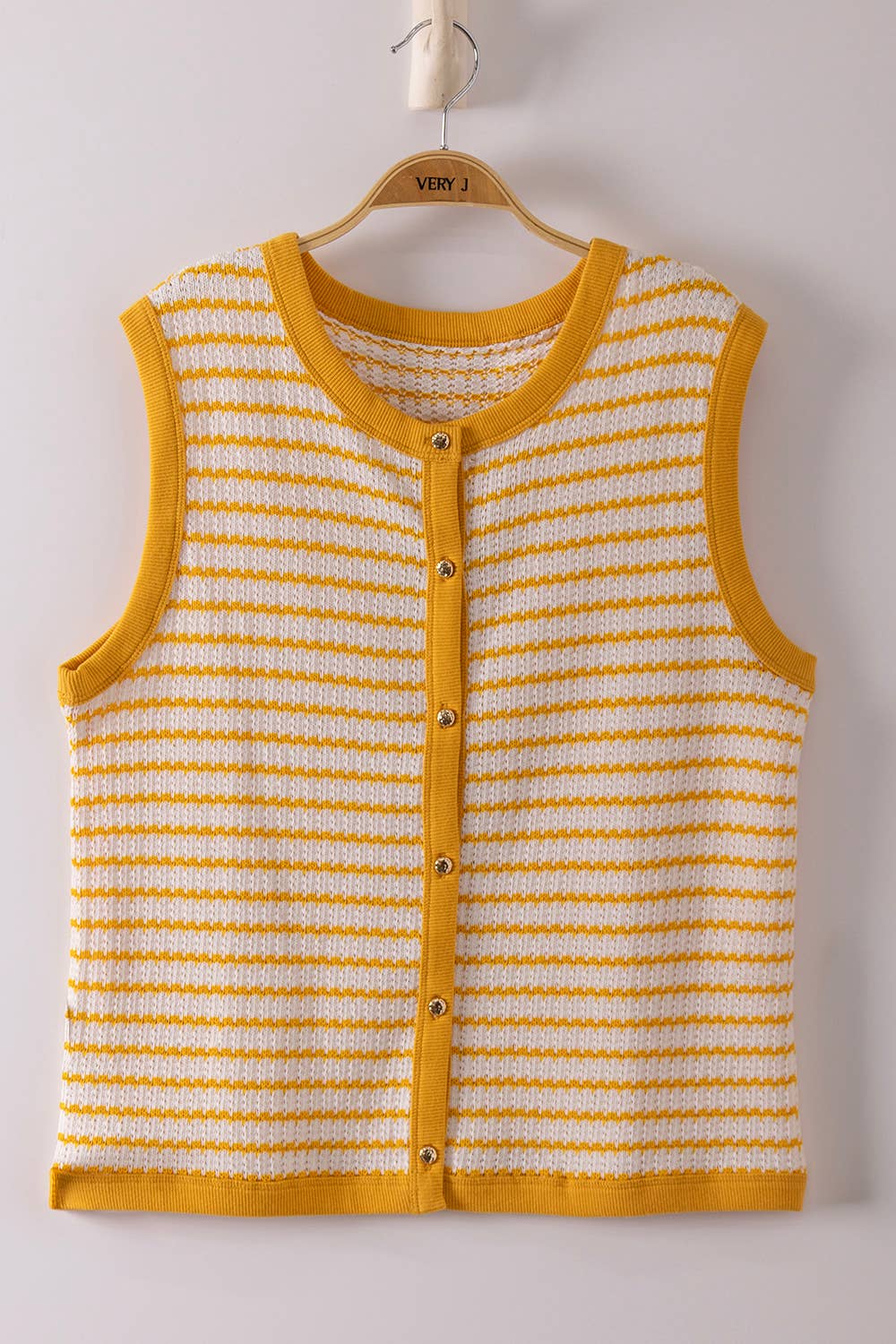Luna Knit Button Down Top