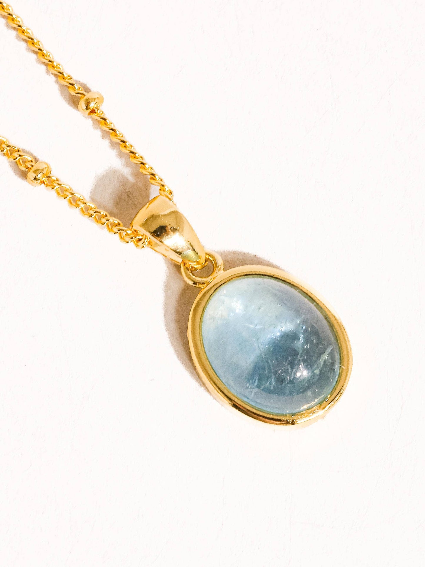 Caillou 18K Gold Assorted Natural Stone Necklace