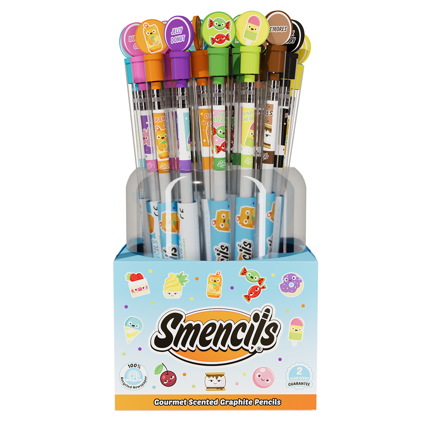 Graphite Smencils Cylinder - Scented Pencils