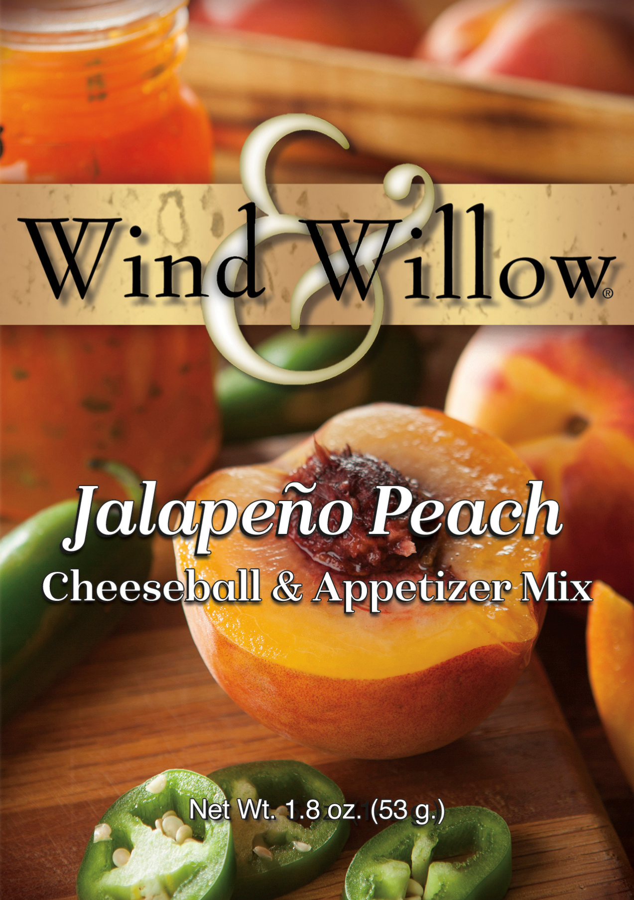 Wind & Willow Jalapeno Peach Savory Cheeseball Mixes