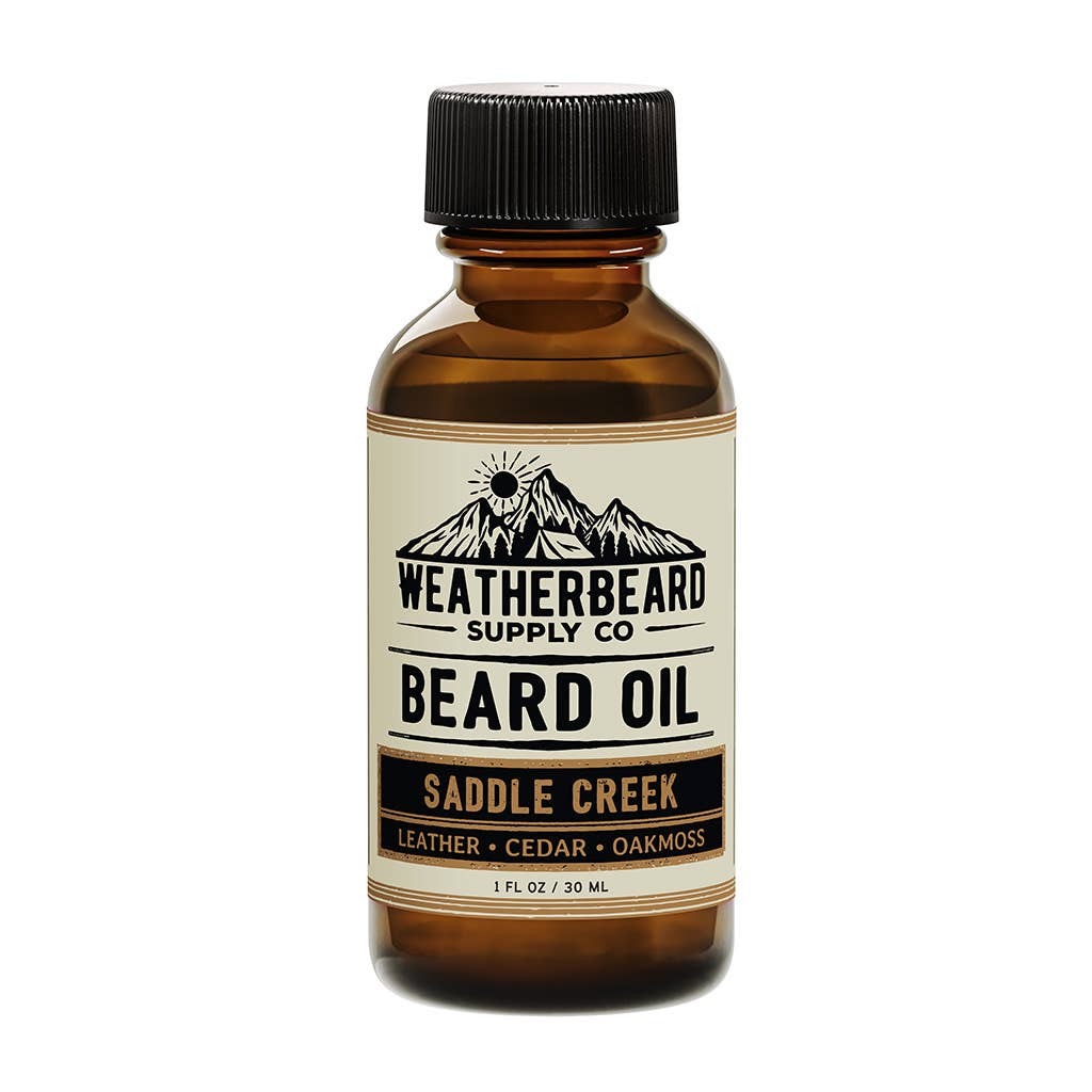 Saddle Creek Beard Oil – Leather, Cedar, Oakmoss Cologne