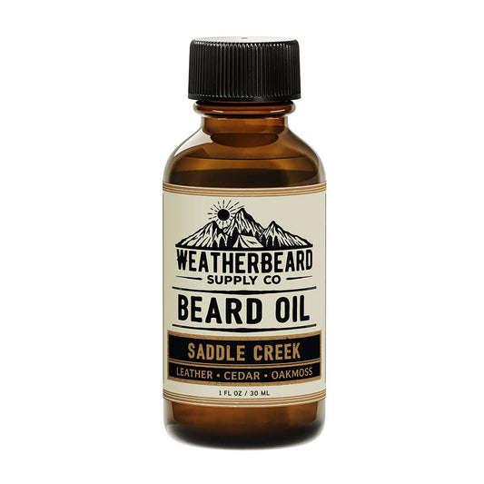 Saddle Creek Beard Oil – Leather, Cedar, Oakmoss Cologne