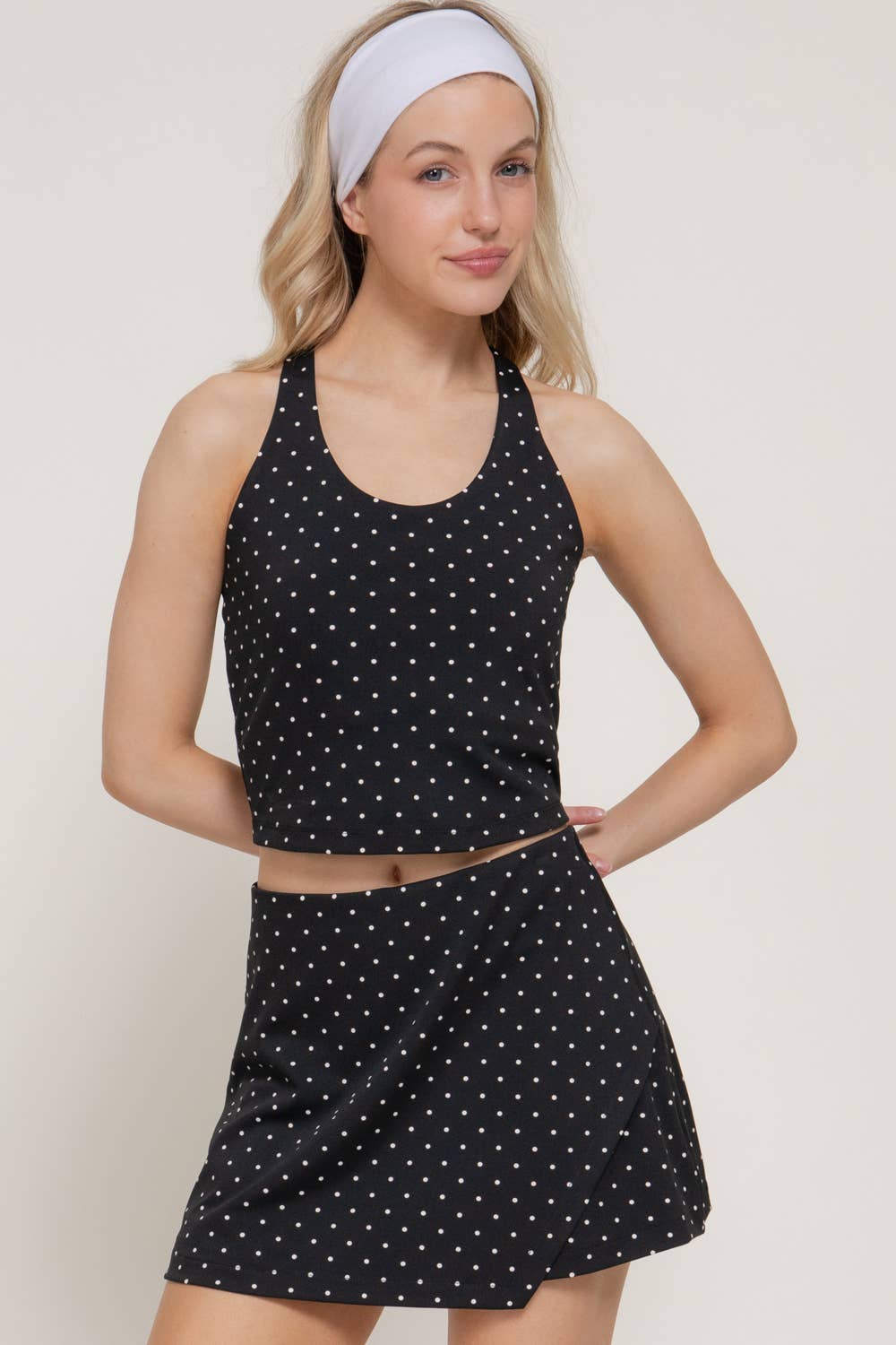 Polka Dot Tank & Skort Set