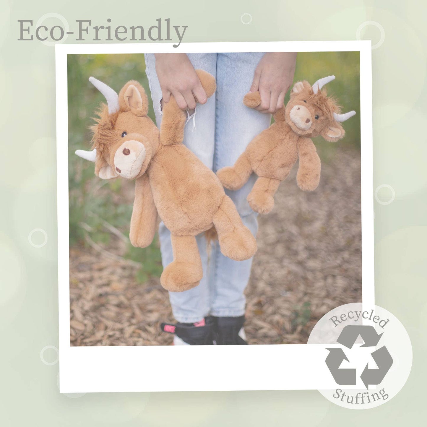 World's Softest Lushee 16 inch - Highlandee Cow Plush Toy