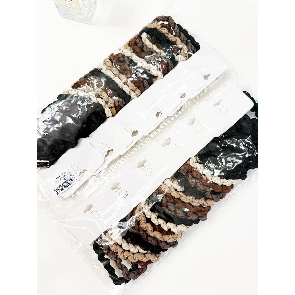 Brown Tone Multi Design Hair Ties