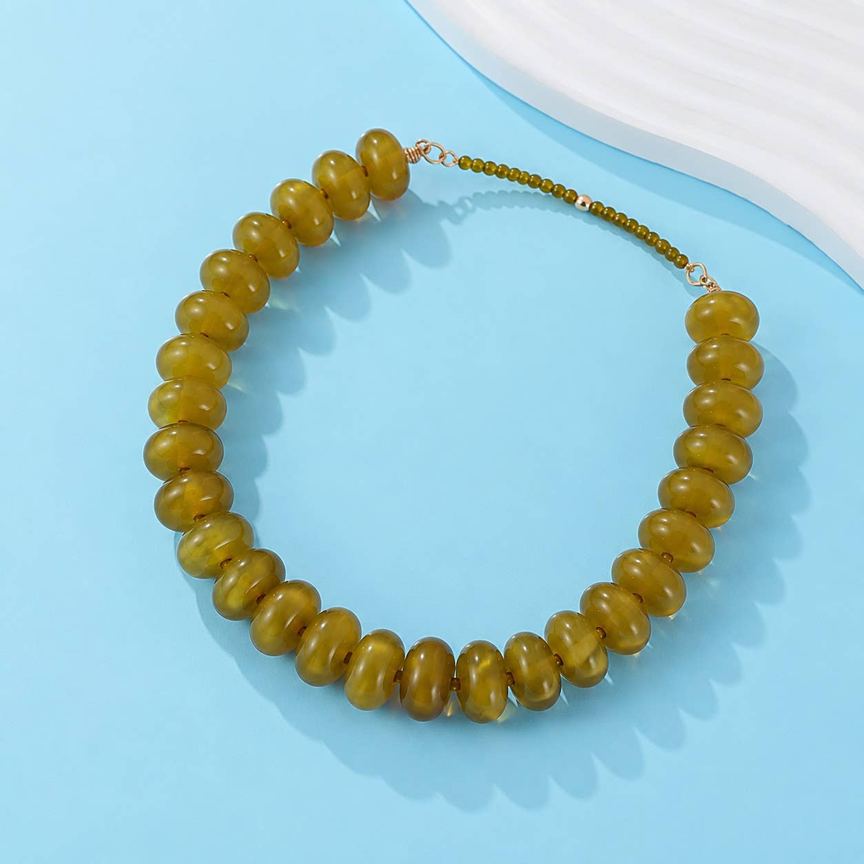 Chunky Beaded Statement Necklace