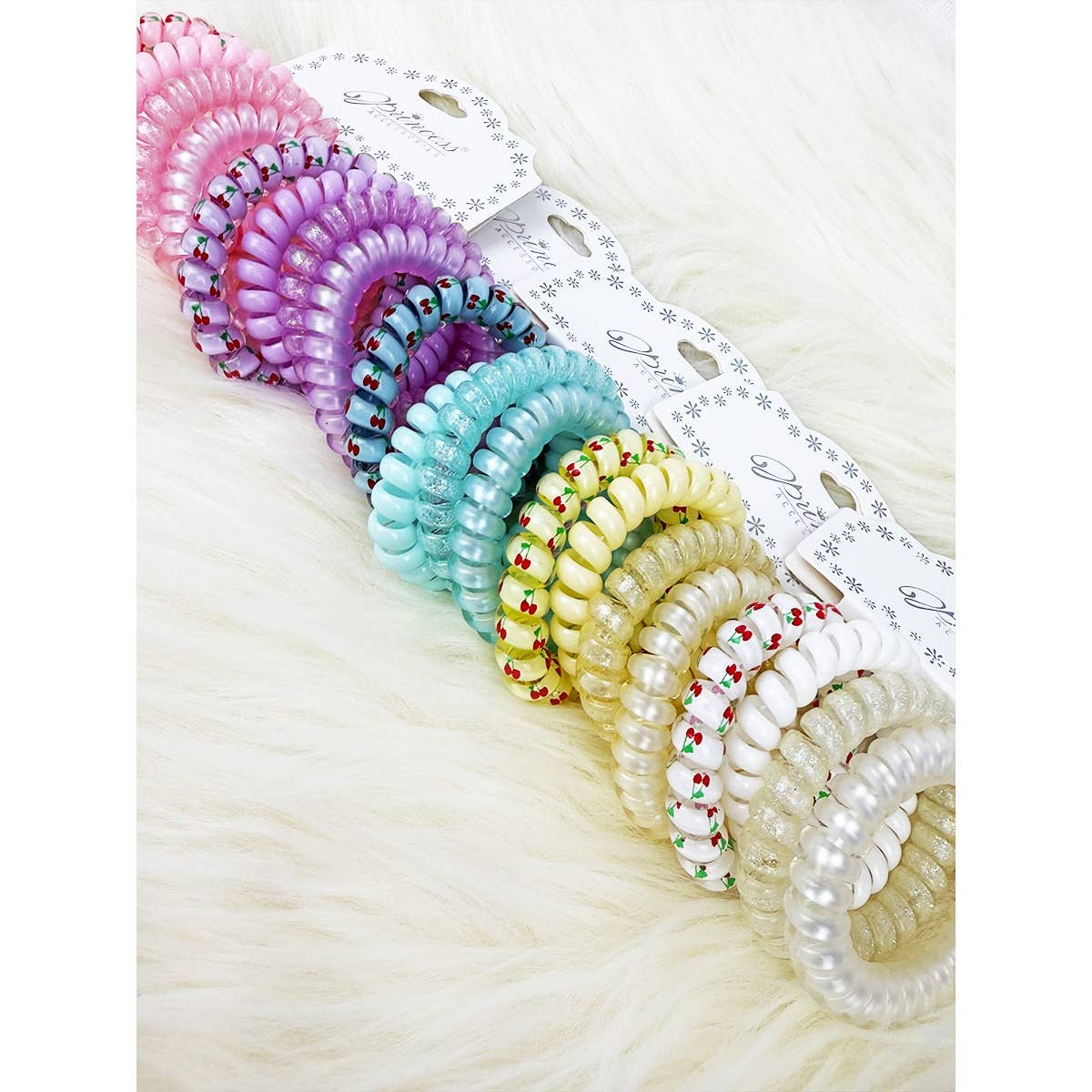 Colorful Spiral Hair Ties