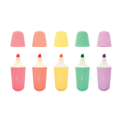 Le Bonbon Patisserie Pastel Highlighters - Set of 5