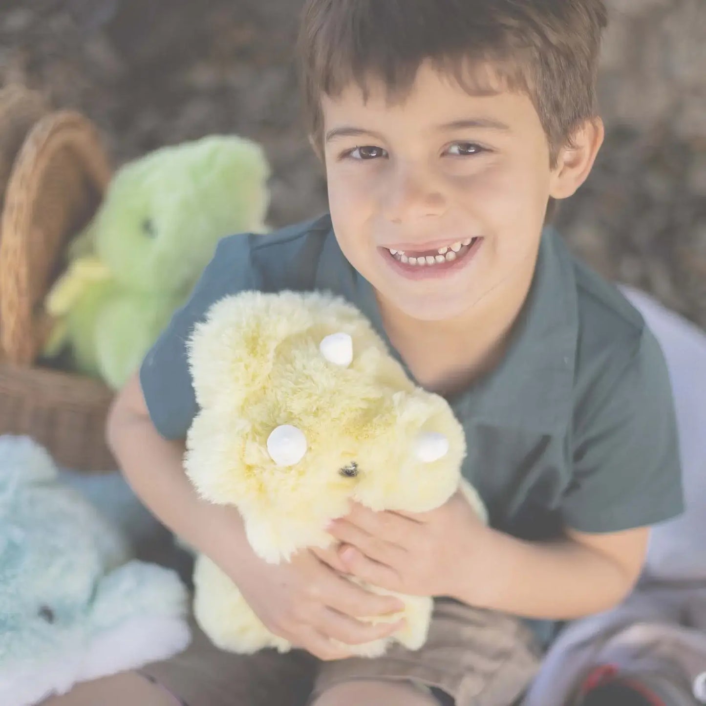 World's Softest 11 inch - Baby Yellow Triceratops Plush Toy