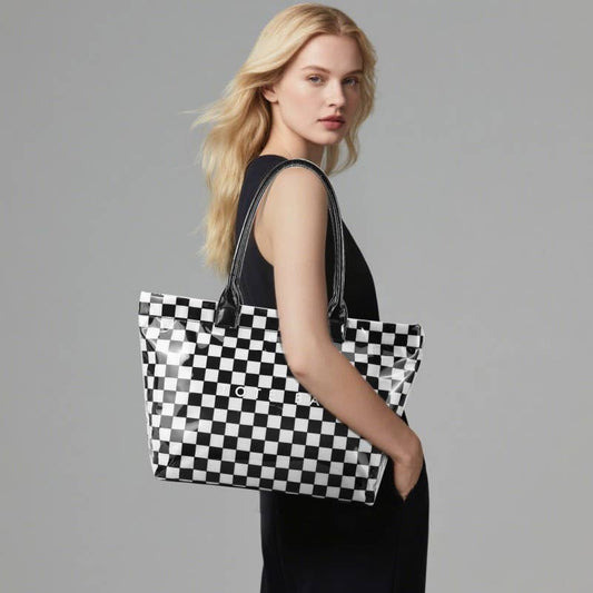 Checkerboard Tote Bag