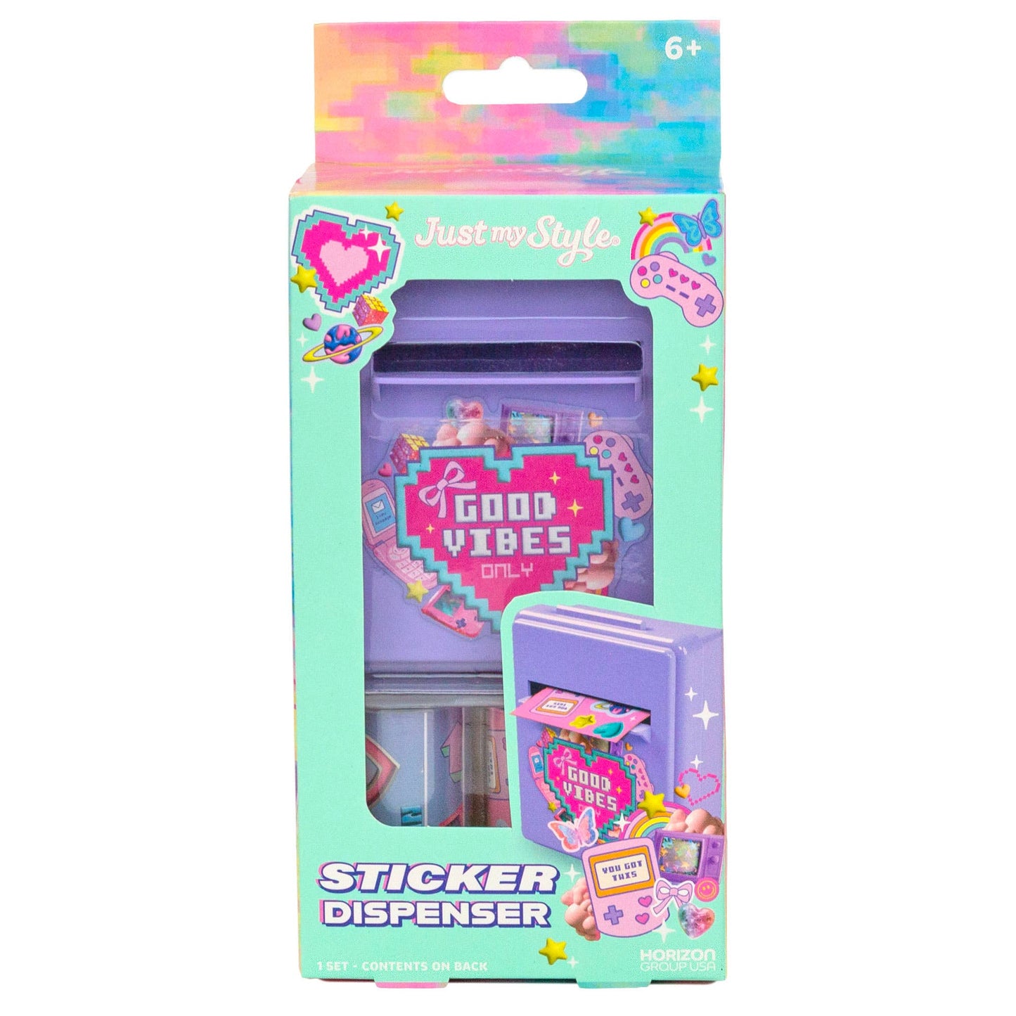 Good Vibes Kids Sticker Dispenser Set - Ages 6+